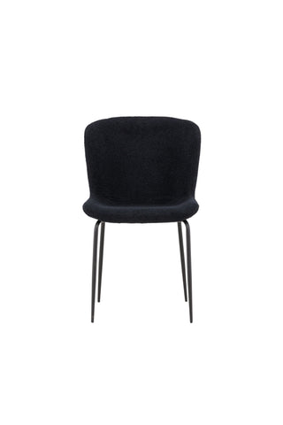 Venture Home Modesto Matstol 2-pack - Svart / Svart Teddy