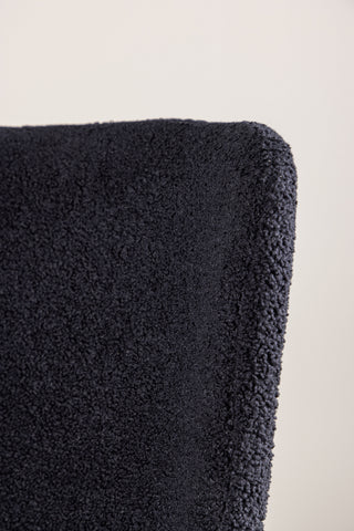 Venture Home Modesto Matstol 2-pack - Svart / Svart Teddy