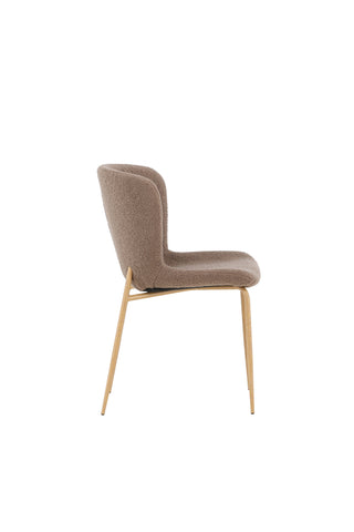 Venture Home Modesto Matstol 2-pack - Mocca / Brun boucle
