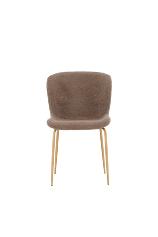 Venture Home Modesto Matstol 2-pack - Mocca / Brun boucle