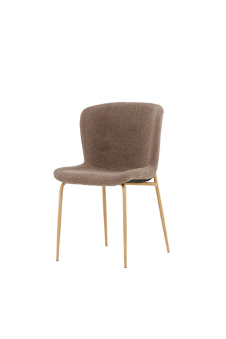 Venture Home Modesto Matstol 2-pack - Mocca / Brun boucle