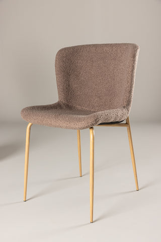 Venture Home Modesto Matstol 2-pack - Mocca / Brun boucle