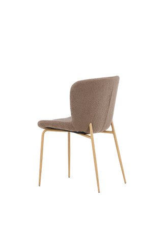 Venture Home Modesto Matstol 2-pack - Mocca / Brun boucle