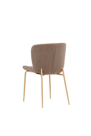 Venture Home Modesto Matstol 2-pack - Mocca / Brun boucle