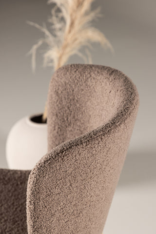 Venture Home Modesto Matstol 2-pack - Mocca / Brun boucle