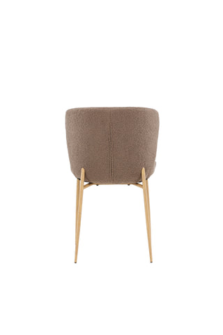 Venture Home Modesto Matstol 2-pack - Mocca / Brun boucle