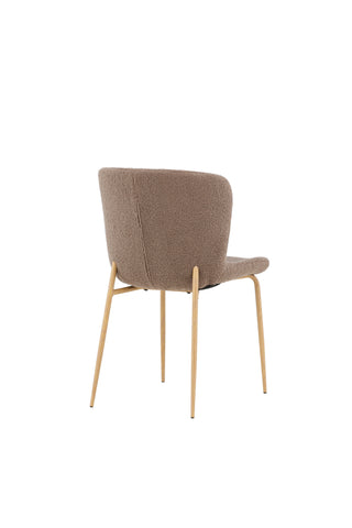 Venture Home Modesto Matstol 2-pack - Mocca / Brun boucle