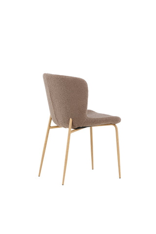 Venture Home Modesto Matstol 2-pack - Mocca / Brun boucle
