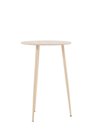 Venture Home Plaza Bar Table ⌀70 - Whitewash /