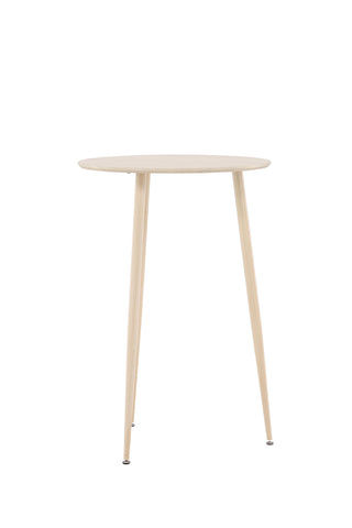 Venture Home Plaza Bar Table ⌀70 - Whitewash /