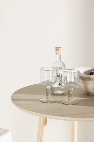 Venture Home Plaza Bar Table ⌀70 - Whitewash /