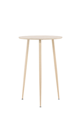Venture Home Plaza Bar Table ⌀70 - Whitewash /