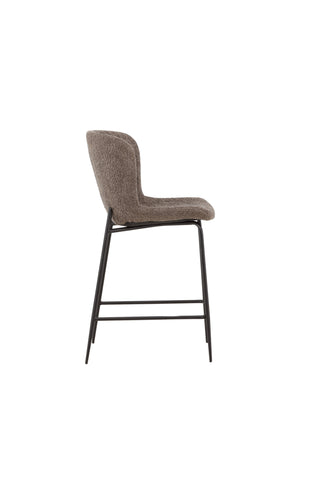 Venture Home Modesto Barstol - Svart / Brun boucle