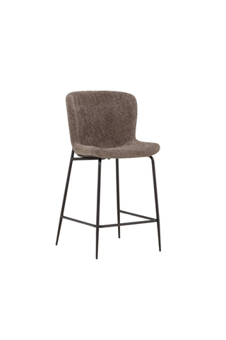 Venture Home Modesto Barstol - Svart / Brun boucle