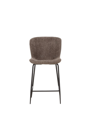 Venture Home Modesto Barstol - Svart / Brun boucle