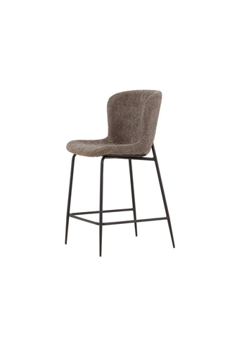 Venture Home Modesto Barstol - Svart / Brun boucle
