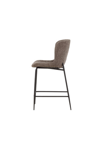 Venture Home Modesto Barstol - Svart / Brun boucle