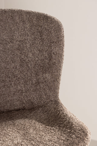 Venture Home Modesto Barstol - Svart / Brun boucle