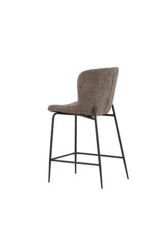 Venture Home Modesto Barstol - Svart / Brun boucle