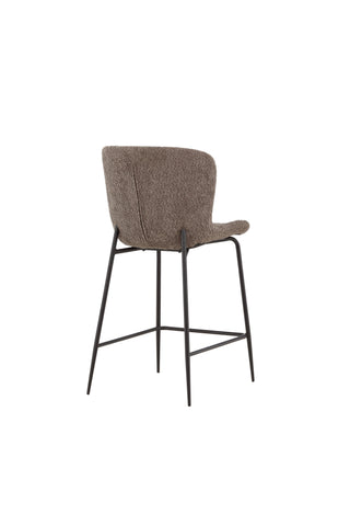Venture Home Modesto Barstol - Svart / Brun boucle