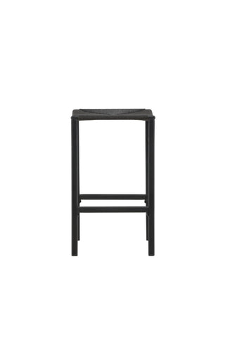 Venture Home Polly Barstol 2-pack - Svart / Svart rep