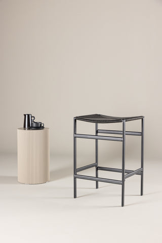 Venture Home Polly Barstol 2-pack - Svart / Svart rep