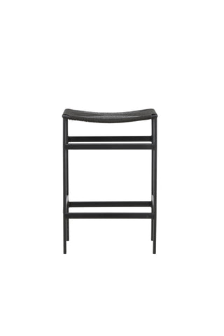 Venture Home Polly Barstol 2-pack - Svart / Svart rep