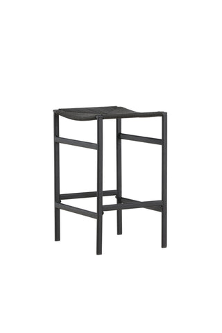 Venture Home Polly Barstol 2-pack - Svart / Svart rep
