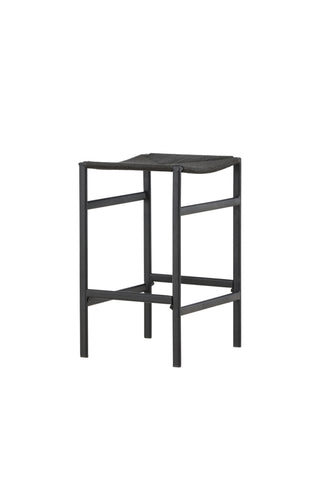 Venture Home Polly Barstol 2-pack - Svart / Svart rep