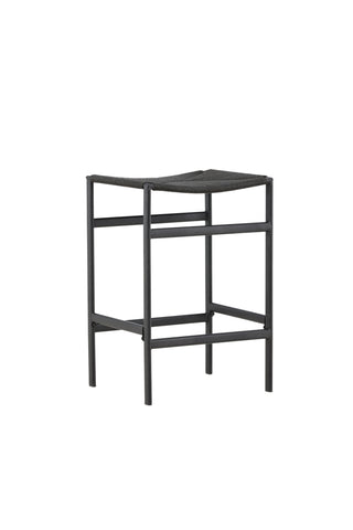 Venture Home Polly Barstol 2-pack - Svart / Svart rep
