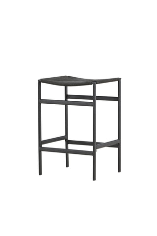 Venture Home Polly Barstol 2-pack - Svart / Svart rep