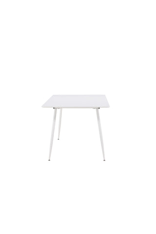 Venture Home Silar Matbord 90x180 cm - Vit / Vit