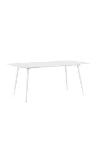 Venture Home Silar Matbord 90x180 cm - Vit / Vit