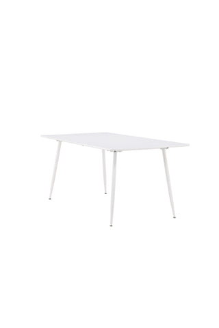 Venture Home Silar Matbord 90x180 cm - Vit / Vit