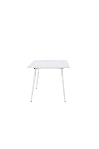 Venture Home Silar Matbord 90x180 cm - Vit / Vit