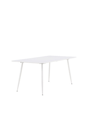 Venture Home Silar Matbord 90x180 cm - Vit / Vit