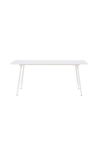 Venture Home Silar Matbord 90x180 cm - Vit / Vit