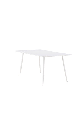 Venture Home Silar Matbord 90x180 cm - Vit / Vit