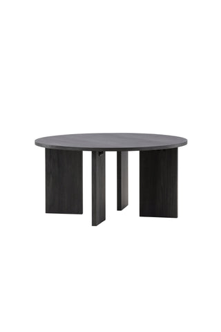 Vind Askerön Soffbord ⌀80 - Svart FSC 100%