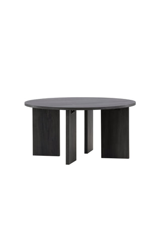 Vind Askerön Soffbord ⌀80 - Svart FSC 100%