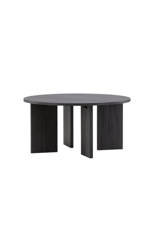 Vind Askerön Soffbord ⌀80 - Svart FSC 100%