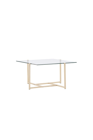 Venture Home Hybrid soffbord 80x80 cm - Glas/Natur /