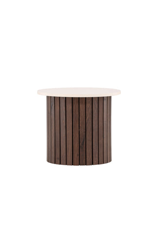 Vind Visingsö Sidobord ⌀52 - Natur/Beige - FSC 100%
