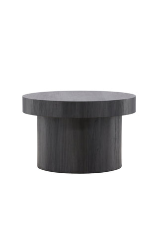 Venture Home Malung Soffbord φ80 cm - Svart /