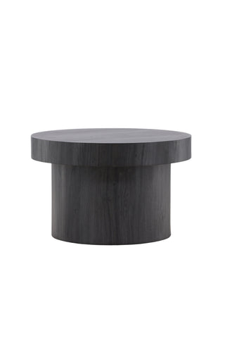 Venture Home Malung Soffbord φ80 cm - Svart /