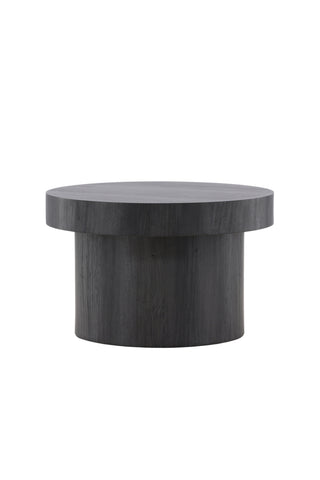 Venture Home Malung Soffbord φ80 cm - Svart /