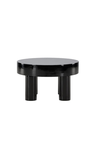Venture Home Varberg Soffbord φ60 cm - Glanssvart /