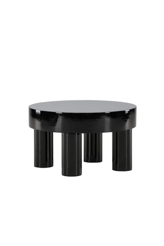 Venture Home Varberg Soffbord φ60 cm - Glanssvart /