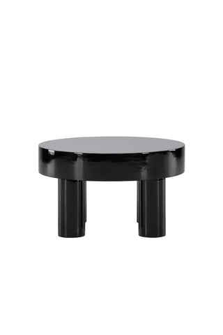Venture Home Varberg Soffbord φ60 cm - Glanssvart /