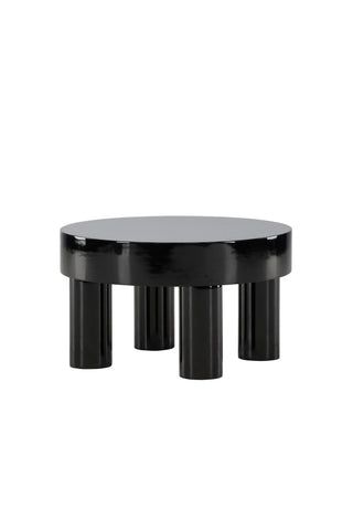 Venture Home Varberg Soffbord φ60 cm - Glanssvart /